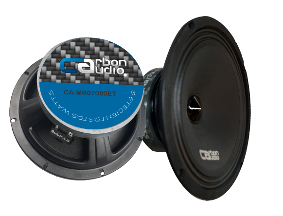 Par de Medios Rangos 8” Carbon Audio 700W