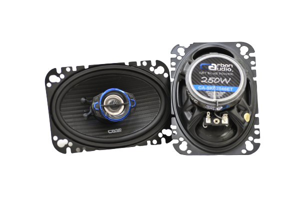 Bocinas Coaxiales 4x6” Carbon Audio 250W